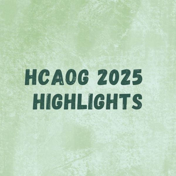 HCAOG 2025 Highlights