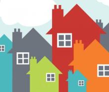 Graphic of houses